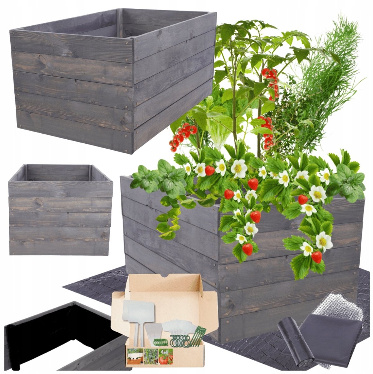 Houten Verhoogde Bakker 45x83x80 cm - Tuinieren Gemakkelijk Gemaakt