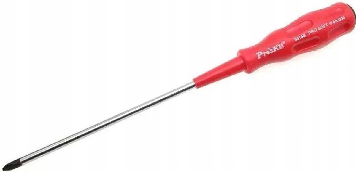Pro-Soft Kruiskopschroevendraaier PH2, 310mm, Magnetische Punt