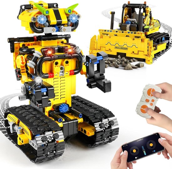 HiWEEGO 2-in-1 RC Robot Bouwpakket - 730 Delen - Met App ... - Bol