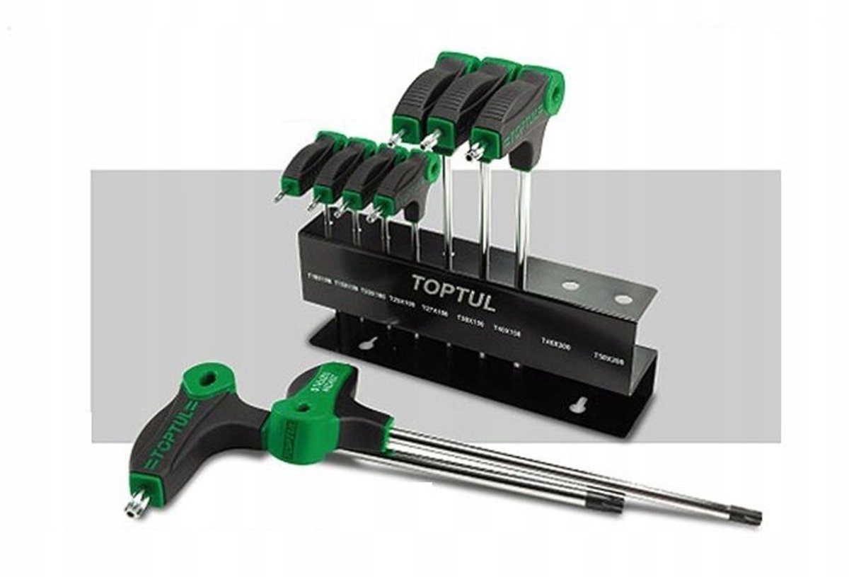 Toptul Torx & Torx Tamper Inbussleutelset (9 Delig)