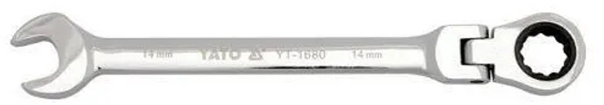 YATO - Verstelbare Ringsleutel met Ratchet - 17mm - Scharnierend