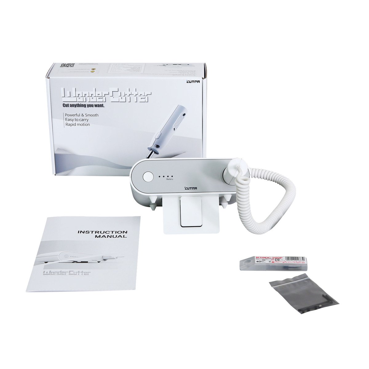 Wondercutter - De nieuwe allessnijder - Gedetailleerde correcties en nauwkeurige vormgeving van een breed scala aan materialen - Mobiel - 40 vervangingsmesjes - C343893