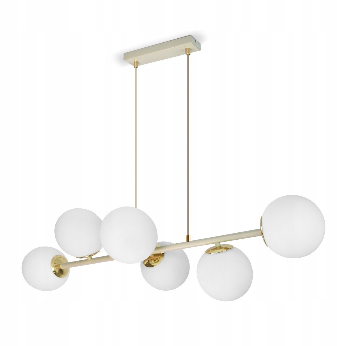 Luxe Plafondlamp Goud Beige 6x G9 LED - Stijlvol & Modern