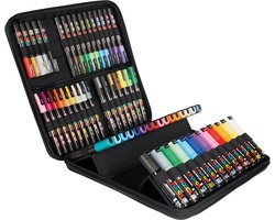 Omslag van Posca Verfmarker Set - 60 Stuks - in Handige Koffer
