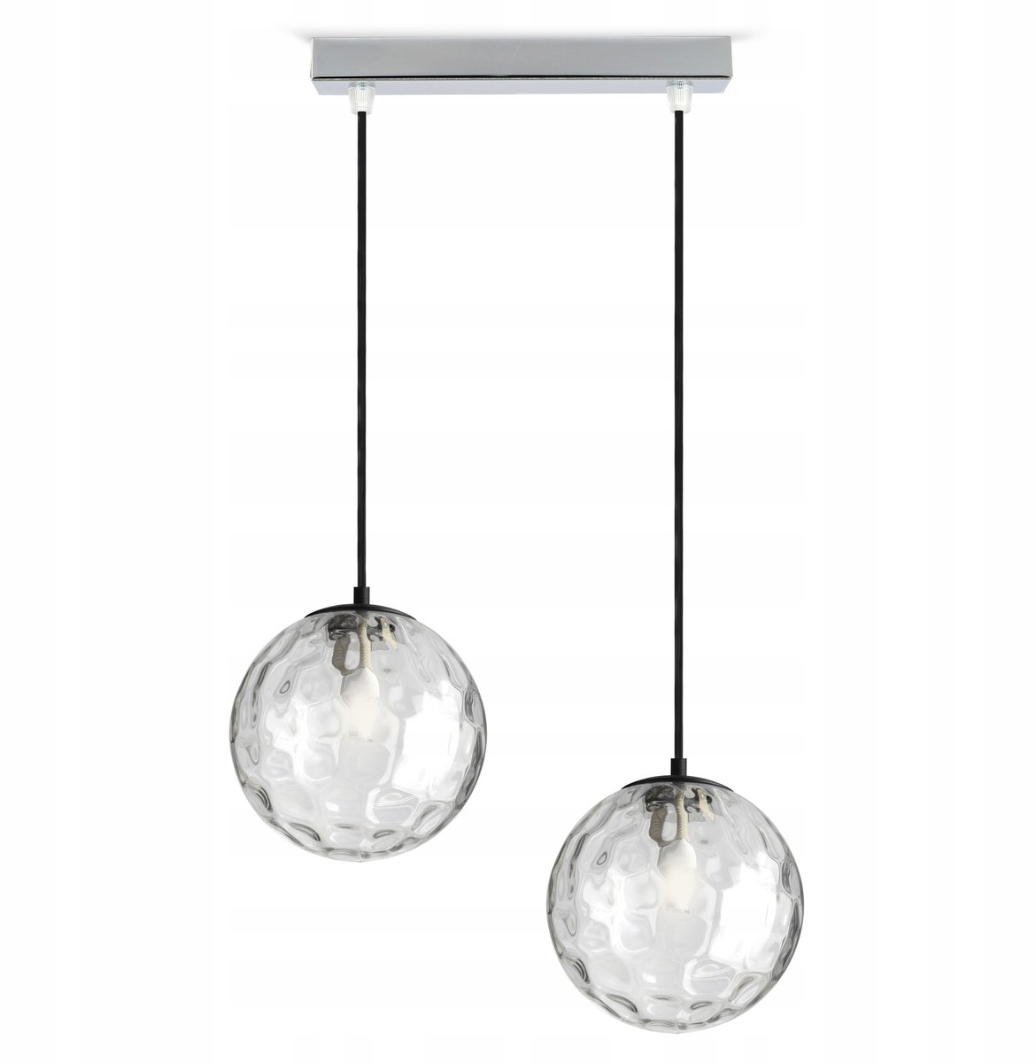 Hanglamp BZ2 Chroom Glas 2x G9 LED Modern