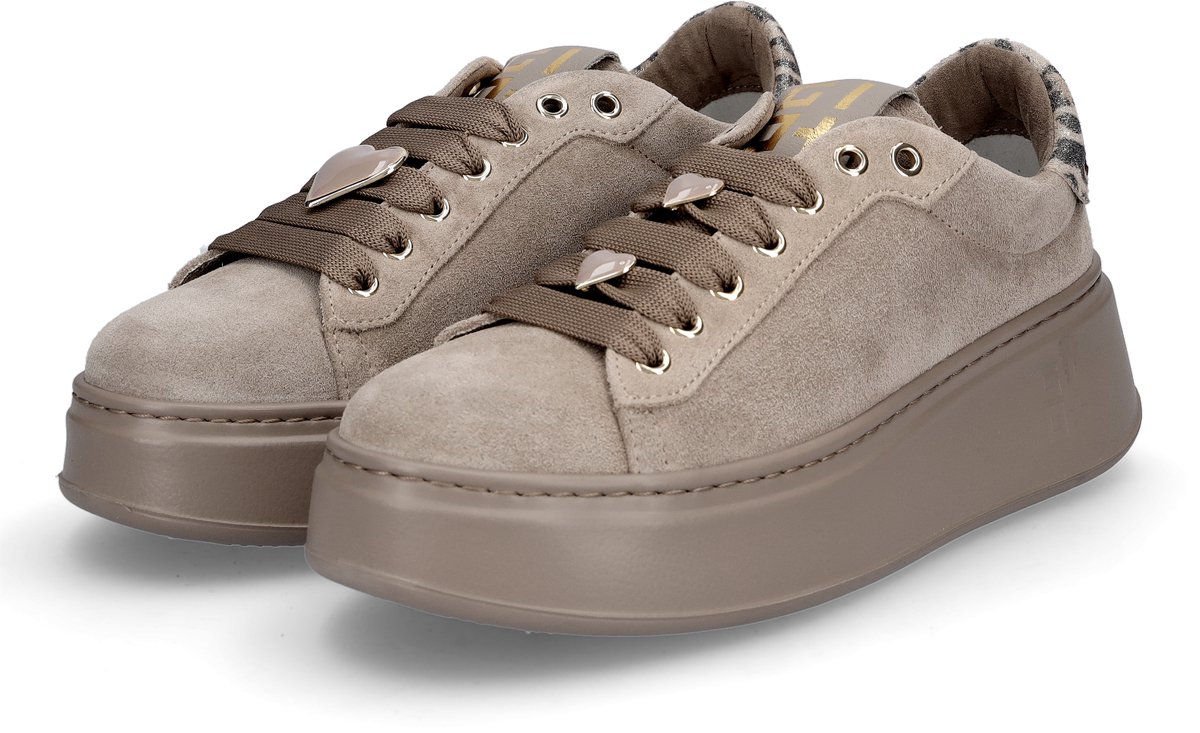 Gio+ Dames sneaker taupe