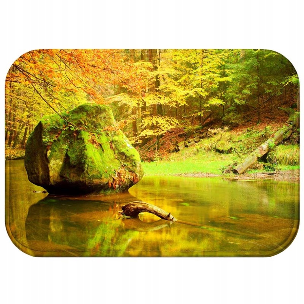 Zachte Antislip Douchemat Badkamer 60x40 cm - Sneldrogend & Wasbaar