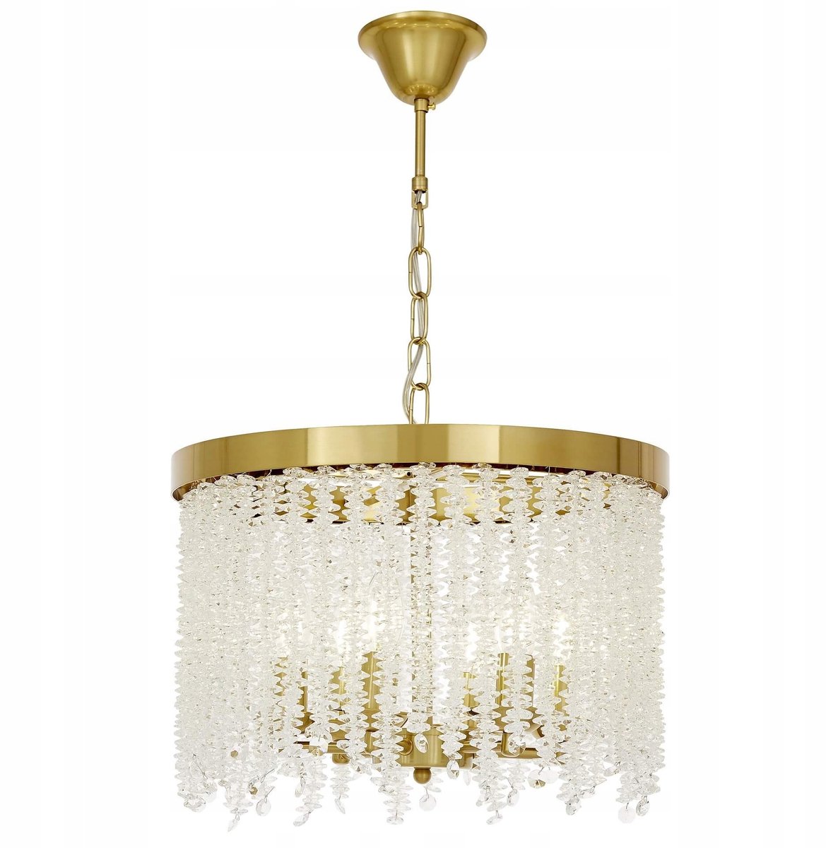 Lumina Deco Balmena Kroonluchter - Messing & Kristal, Ø40cm
