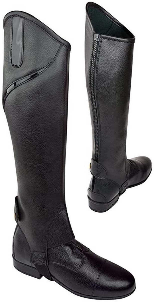 Norton Equestrian Tendance Halve Chaps XL Zwart