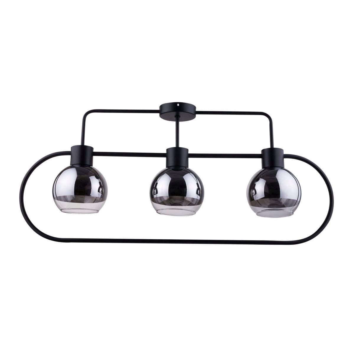 LINDA 3 Plafondlamp Sigma Lighting - Modern Zwart/Zilver