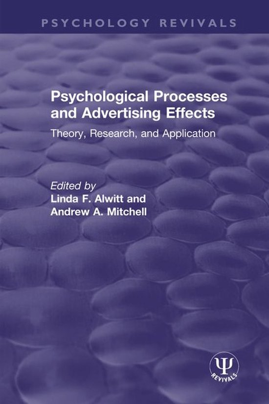 Psychology Revivals - Psychological Processes and Advertisin ... - cover