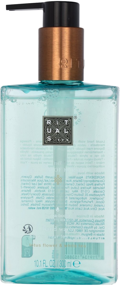 Bol.com Rituals The Ritual of Karma Handzeep - Milde reiniging met lotus en witte thee - 300 ml aanbieding