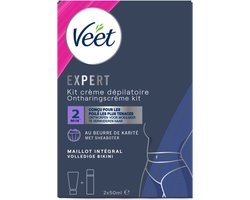 Veet Expert Ontharingscrème Bikini Kit - 3 x 2 x 50 ml - Voordeelverpakking
