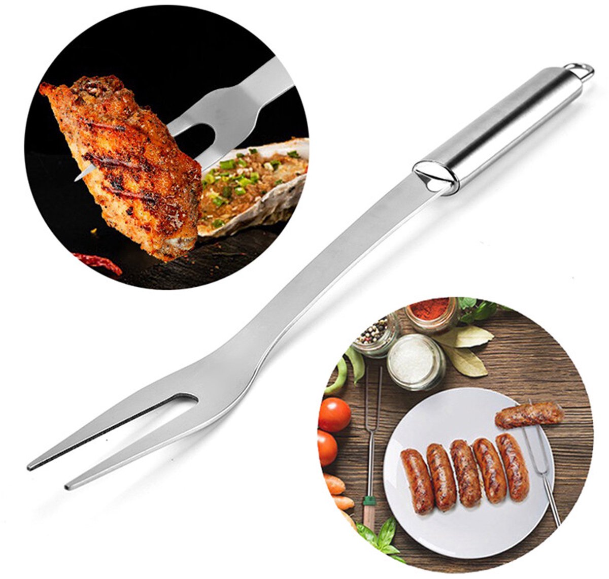 RVS BBQ Vork BBQ Keukengereedschap
