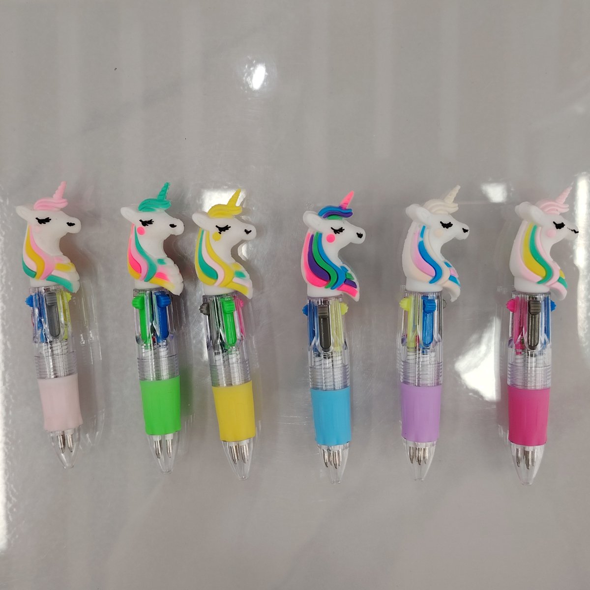 Duckiez 6 Color Ballpen. Unicorn - 1 stuk