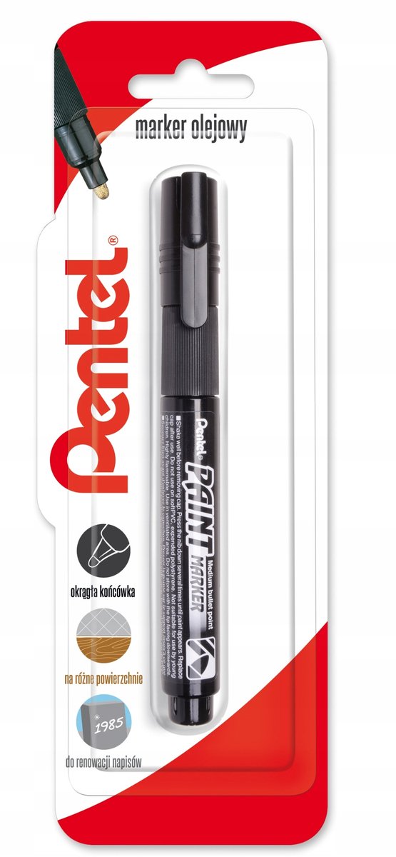Pentel MMP20 Olieverf Marker Zwart - 2.5-2.9mm Lijn