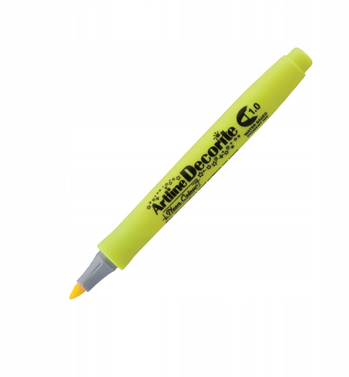 Artline Decorite Permanent Marker 1mm Neon Geel