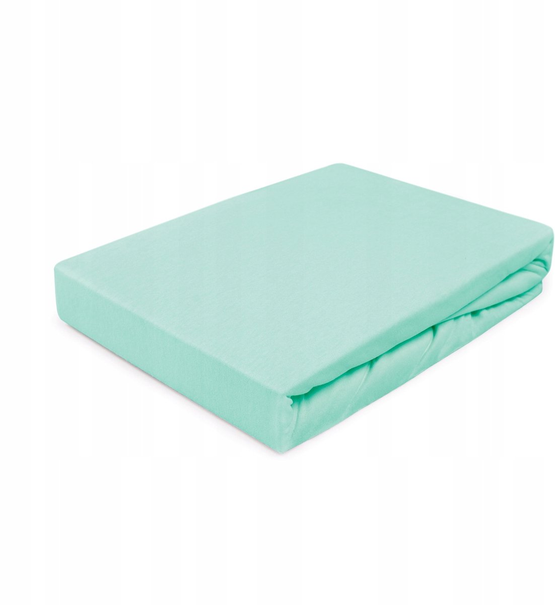 Jersey hoeslaken met elastiek 80x160 cm Mintgroen