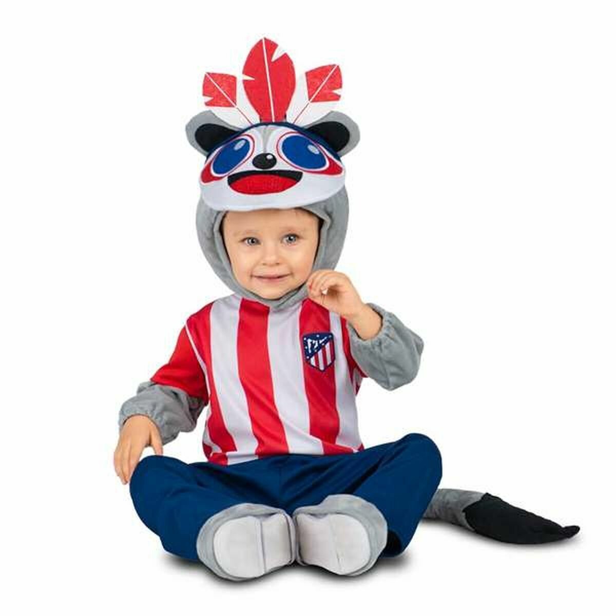 Kostuums voor Baby's Atlético Madrid Rood Amerikaans-Indiaans 5 Onderdelen - 24-36 maanden
