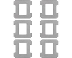 Veeg voor Ecovacs Winbot W1 / W1 Pro / W2 / W2 Pro / W2 Omni [set 6] Herbruikbare wasbare dweil