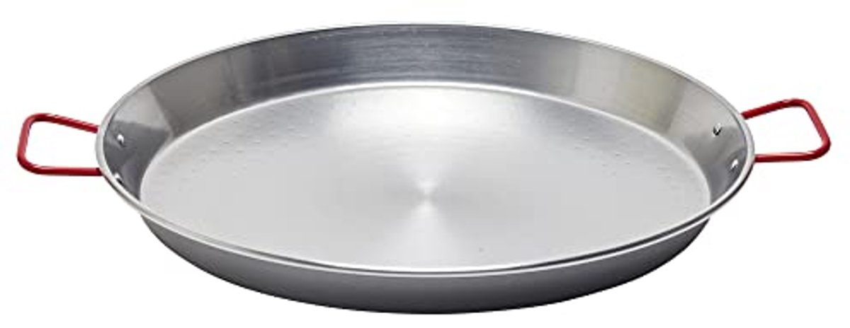 Gepolijst Staal Paella Pan 46cm