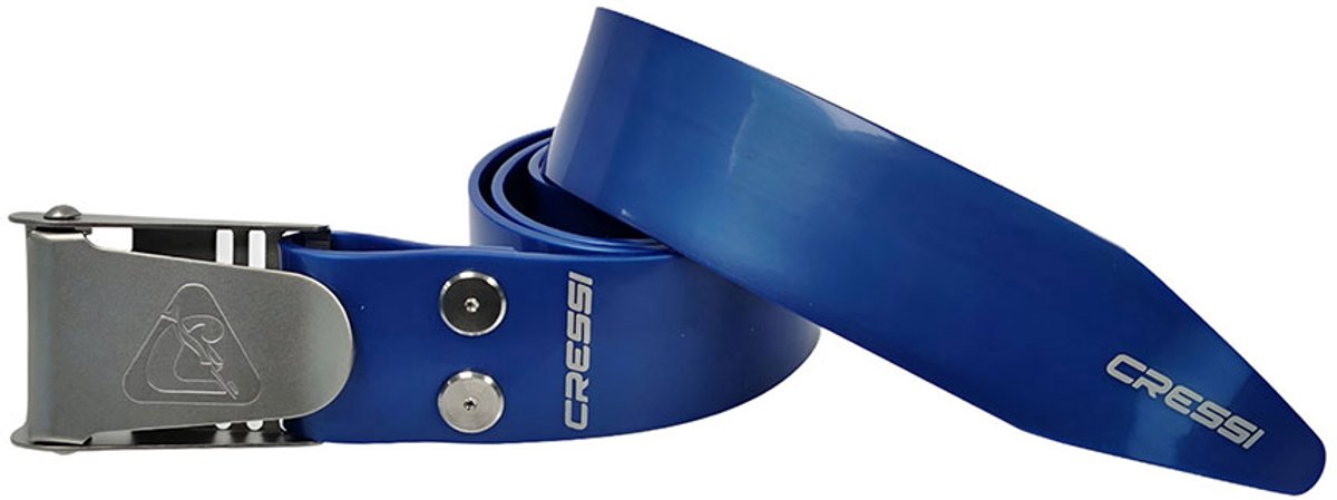 Cressi Spa Roestvrij Staal Silicone Riem Met Gesp 140 Cm Blauw