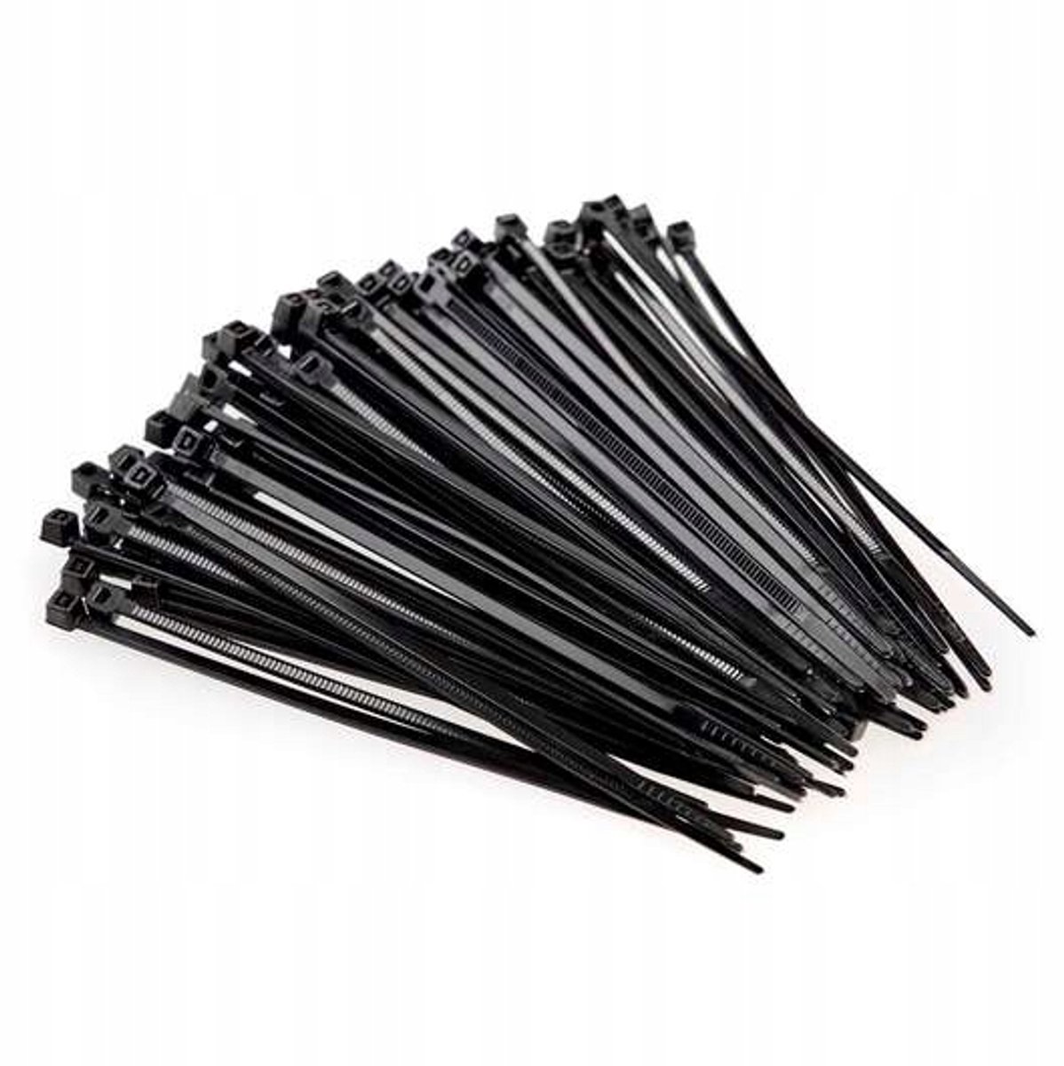Zwarte Nylon Kabelbinders Zwart 2,5x120 mm (100 stuks)