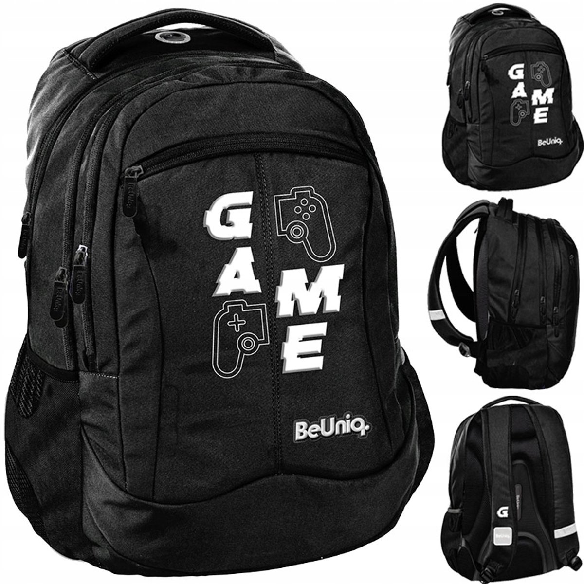 Stoere Game Schooltas voor Jongens - Zwart, Ruim & Functioneel