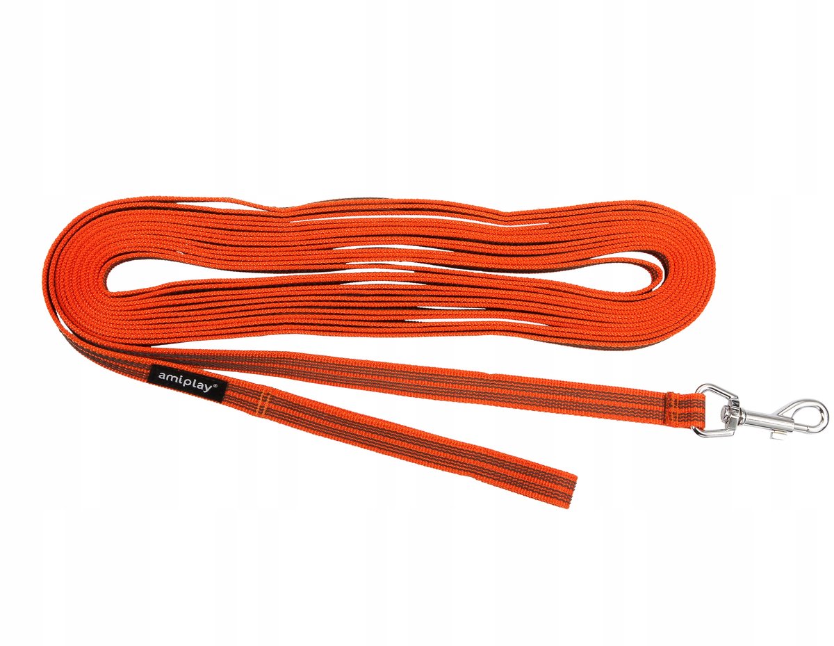 Amiplay Rubber Trainingslijn 10m S/M Oranje - Antislipgrip