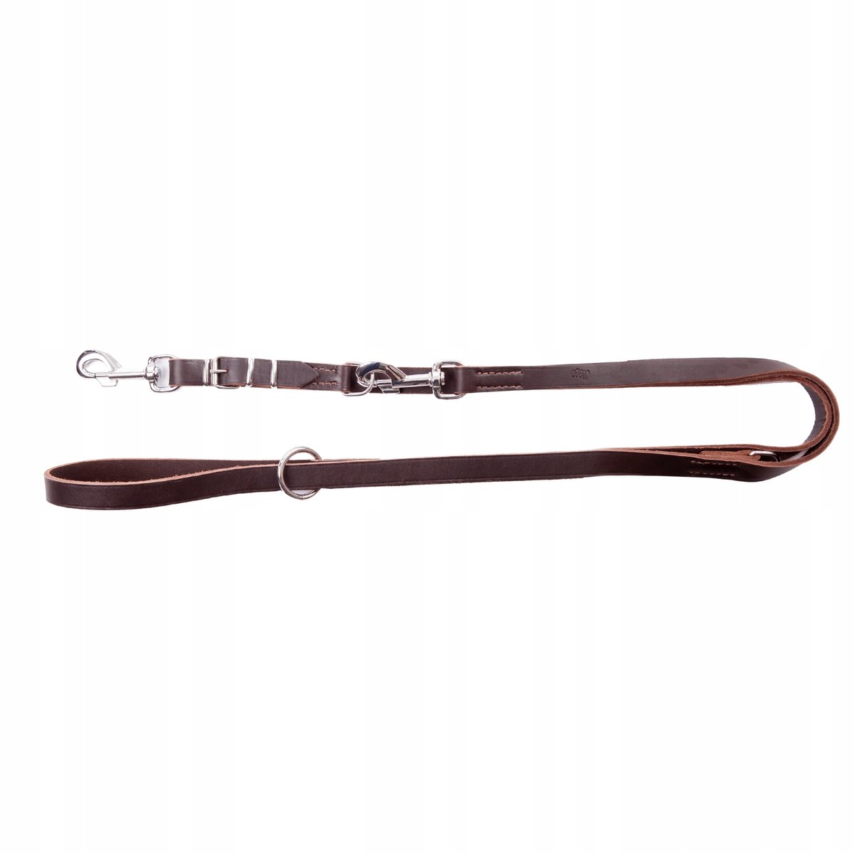 Dingo SOFT Verstelbare Leren Hondenhalsband 2.5x220cm Bruin