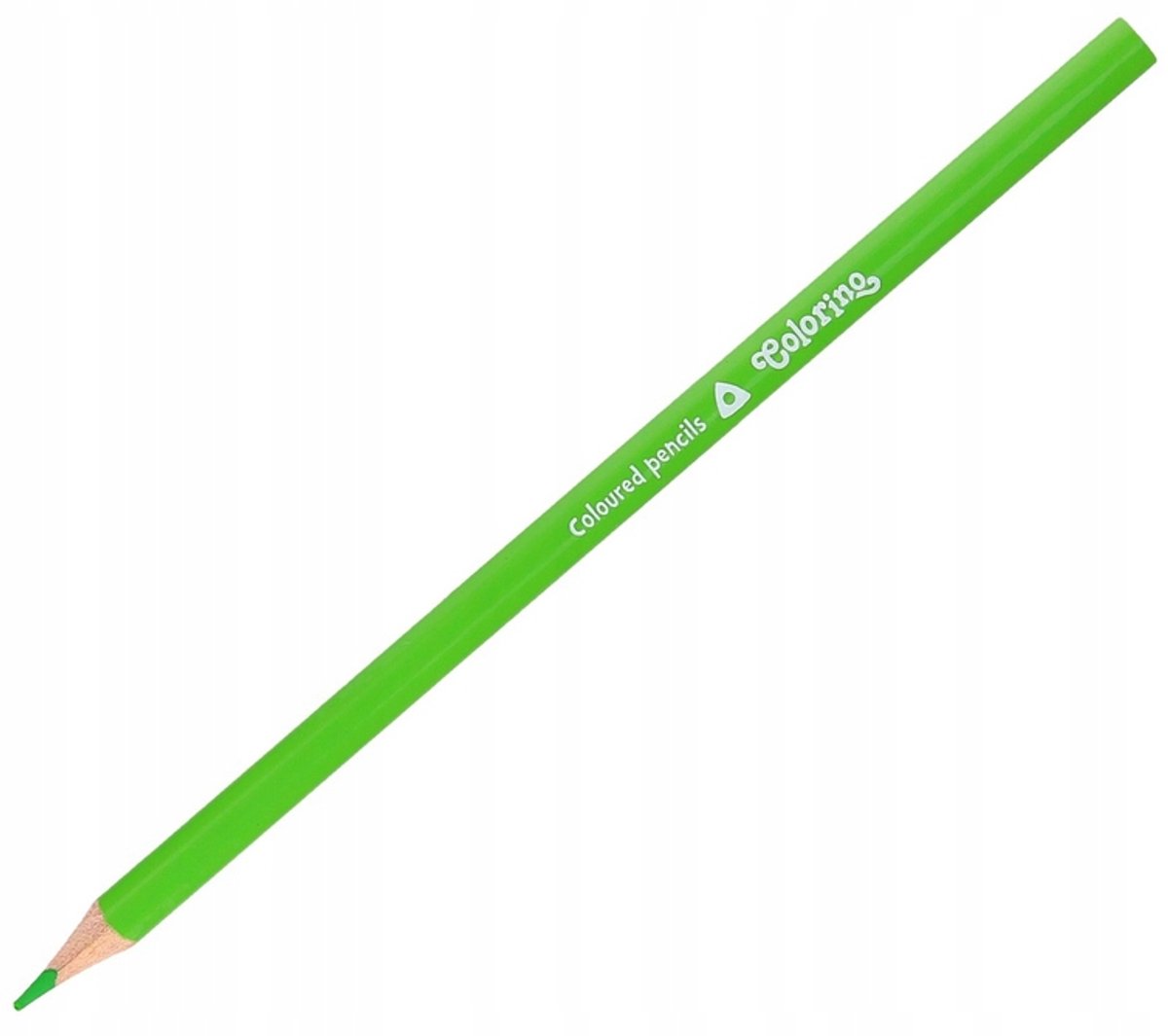 Colorino Driehoekige Kleurpotlood - Lichtgroen, 1 Stuk
