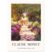 Affiche Claude Monet - Le Garden de l'artiste à Giverny II 50x70 cm