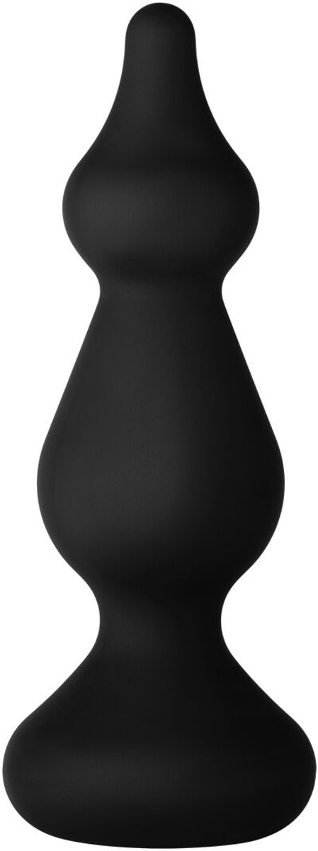 Forto F-30 Pointer Small Anaalplug - Zwart - 10.2 cm