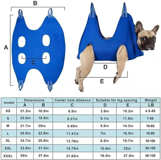Hond Verzorging Hangmatharnas, Huisdierhangmat voor Kleine Honden met Veiligheidsriem, Kattenhanger Sling Hond Hangmat Terughoudendheid Tas voor Kleine Middelgrote Hond Kat(As Zwart M