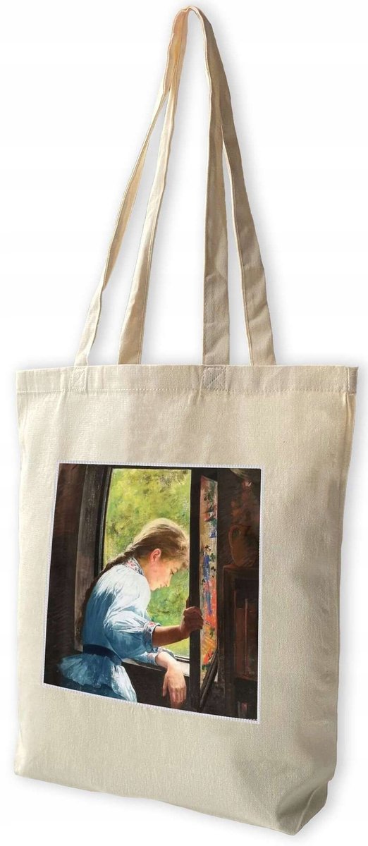 Shopper Tas met Opdruk 'In de etalage' van Anna Bilińska-Bohdanowiczowa
