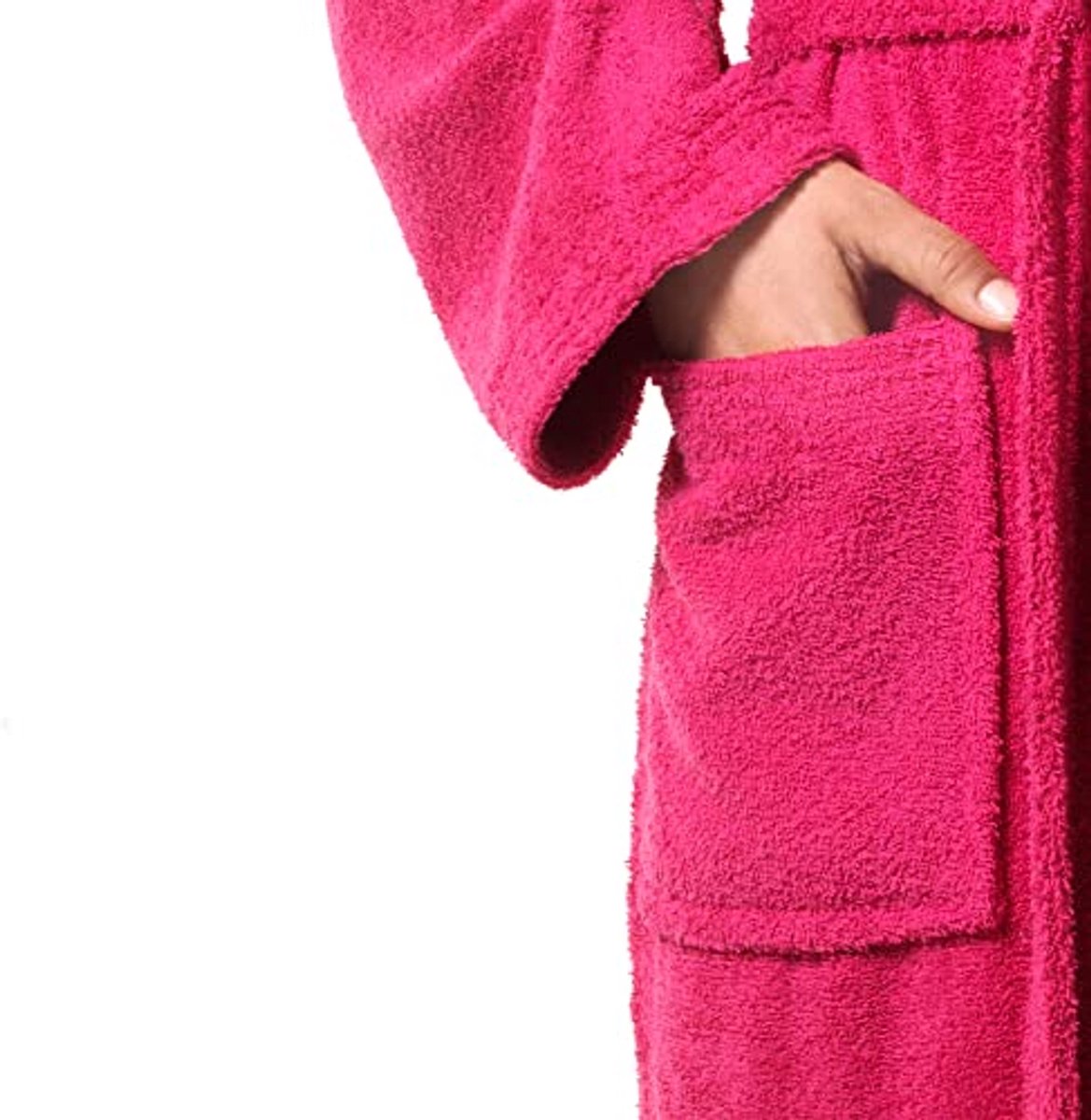 Uniseks Badjas - Douchebadjas Heren Dames - Na het douchen - 100% Katoen 500 g/m2 - Maat XL