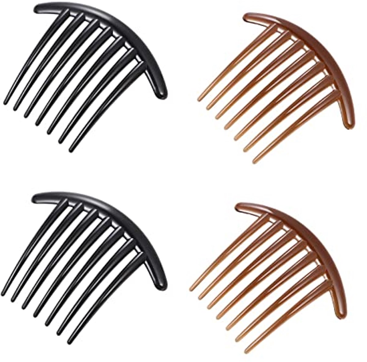 Zijkammen en Steekkam Set - 4 Stuks, Voor Dames Haaraccessoires