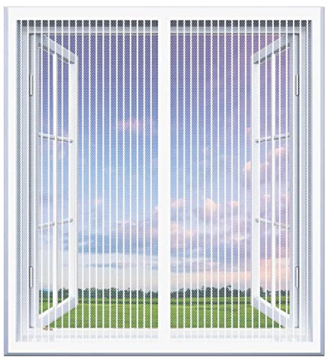 Magnetisch Vliegenraam 105 x 195 cm - Voor Diverse Ramen, Zonder Boren