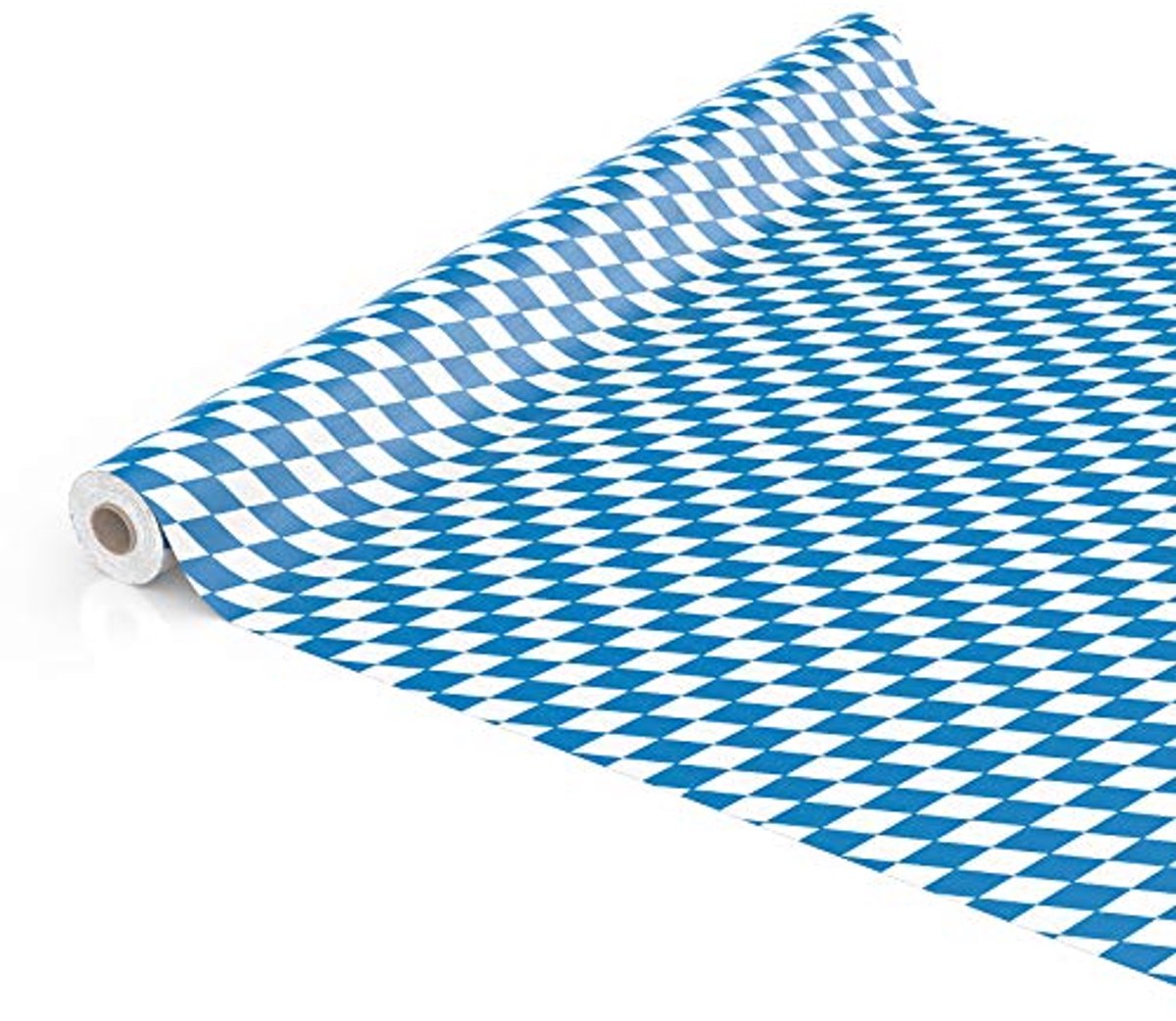 Rond tafelkleed tafelzeil met Beierse ruiten - 100 cm