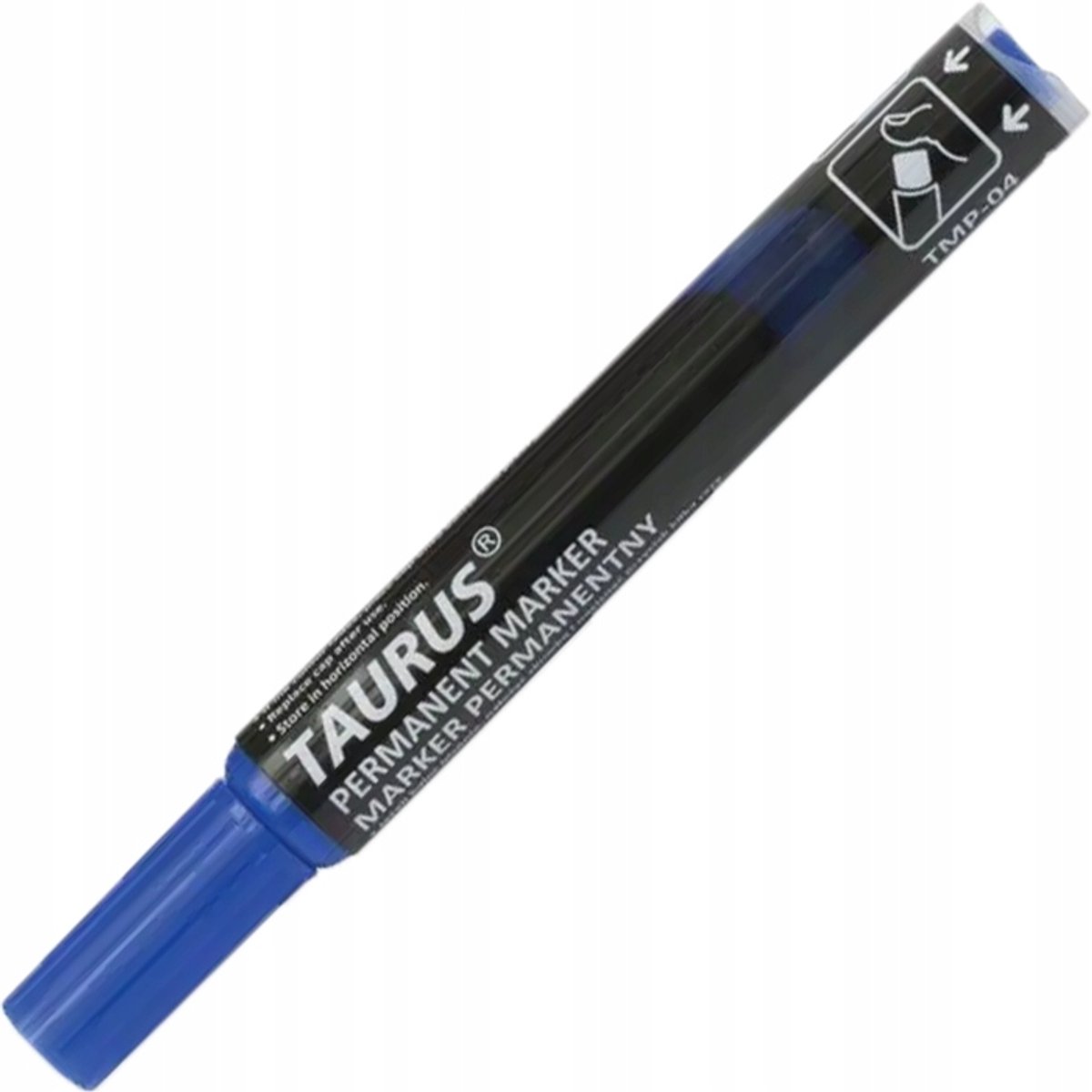 Taurus Permanente Marker Blauw Rond TMP-04 - Kwaliteit voor Kantoor