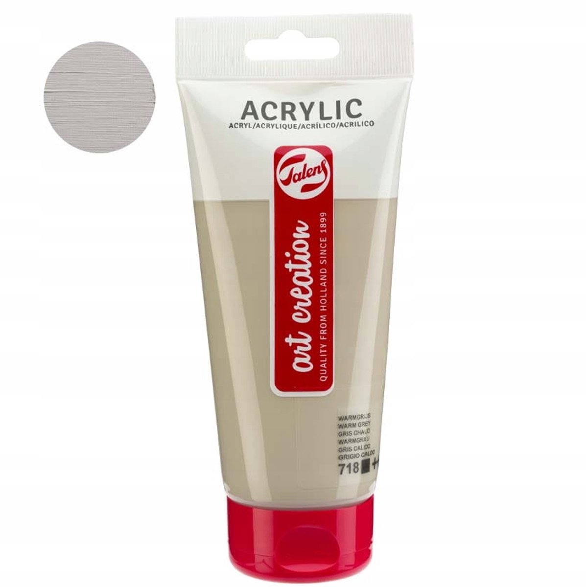 Art Creation Acrylverf 200 ml - 718 Warm Grijs