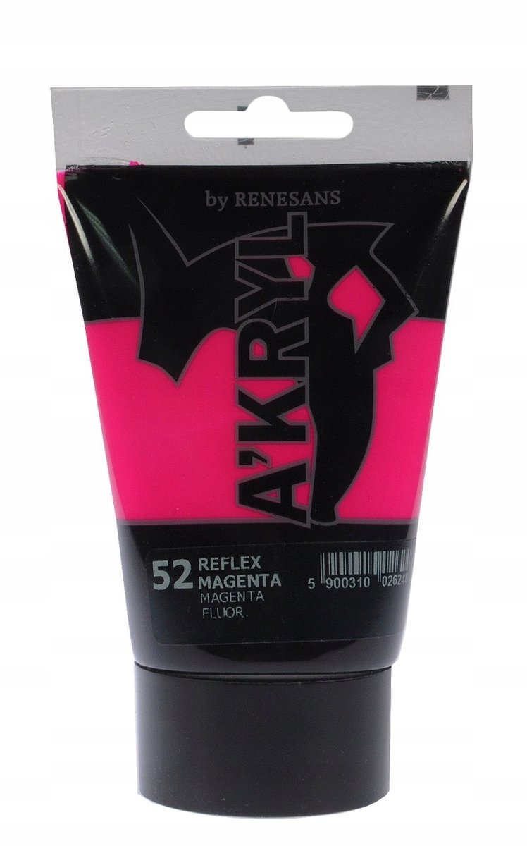 Renesans Acryl Verf Roze 100ml - Hoge Kwaliteit
