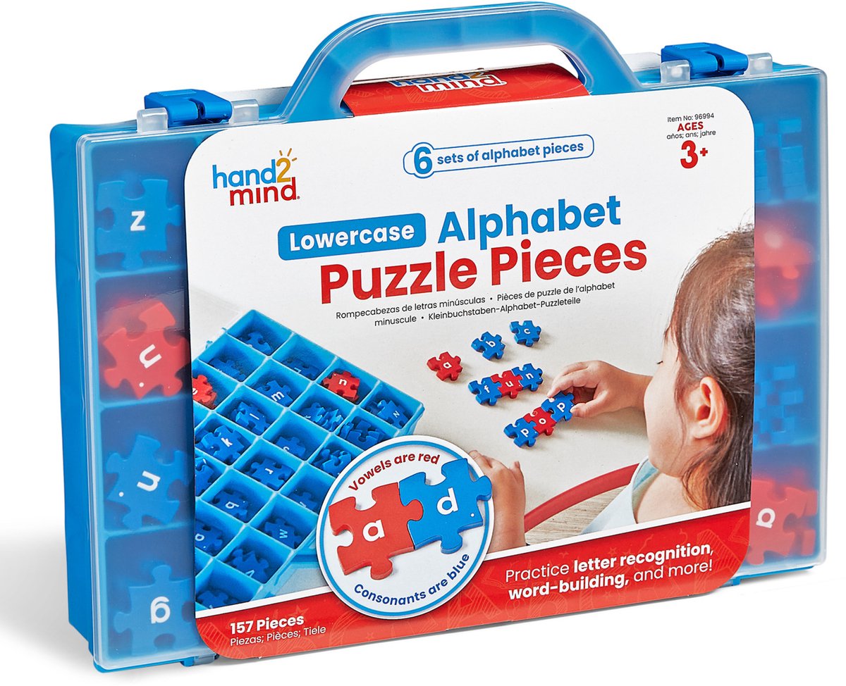 Learning Resources Lowercase Alphabet Puzzle Pieces - 3+