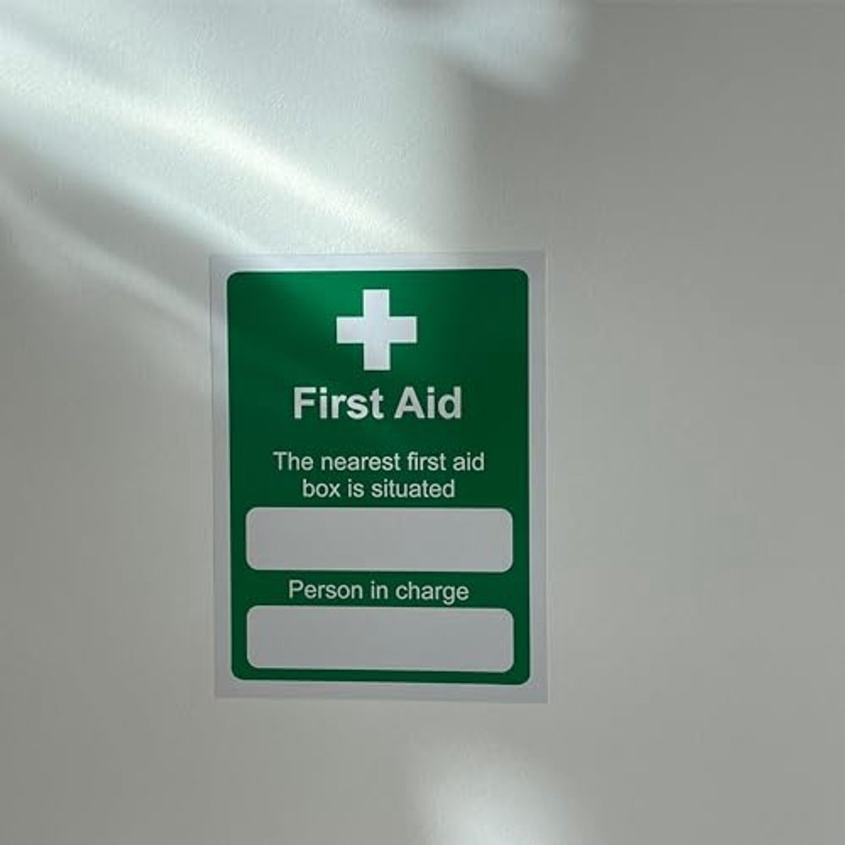 EHBO-kit Vinyl Stickers (2 Stuks) met Verwijderbare Lijm