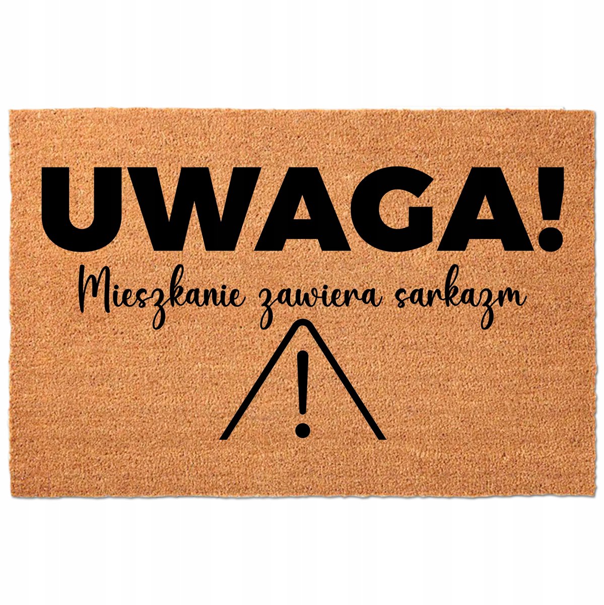 Beige Kokos Woonmat 40x60cm - Humoristische Cadeau