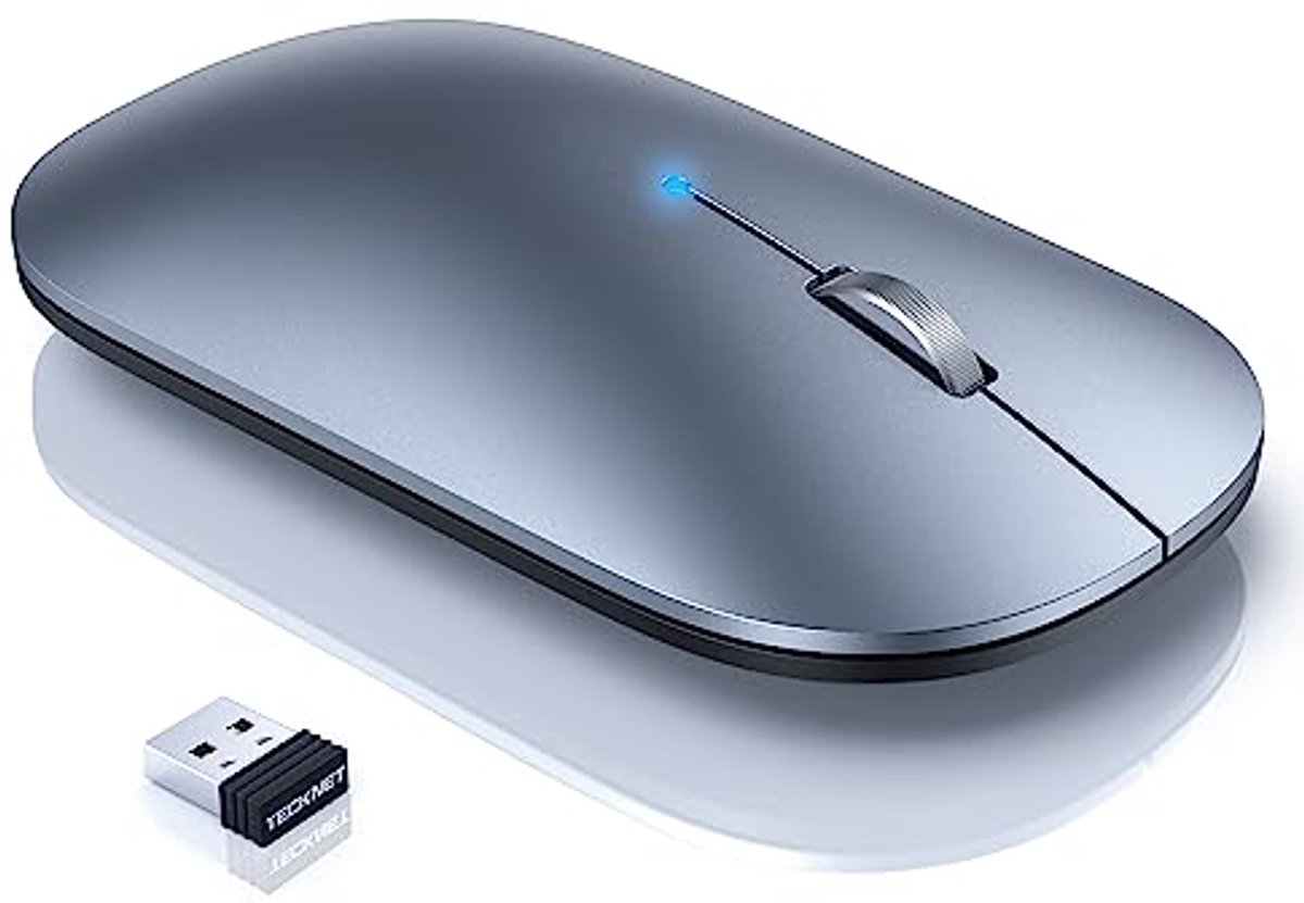 Oplaadbare Bluetooth Muis - Draadloos, Stil en Ergonomisch