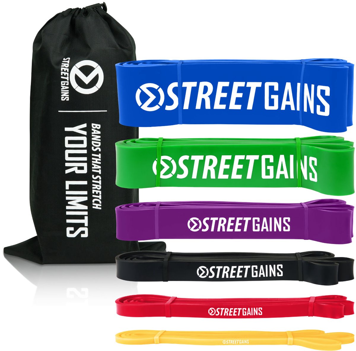 Complete Pack - Resistance Bands - Power Band - Weerstandsband - Fitness Elastiek | StreetGains®
