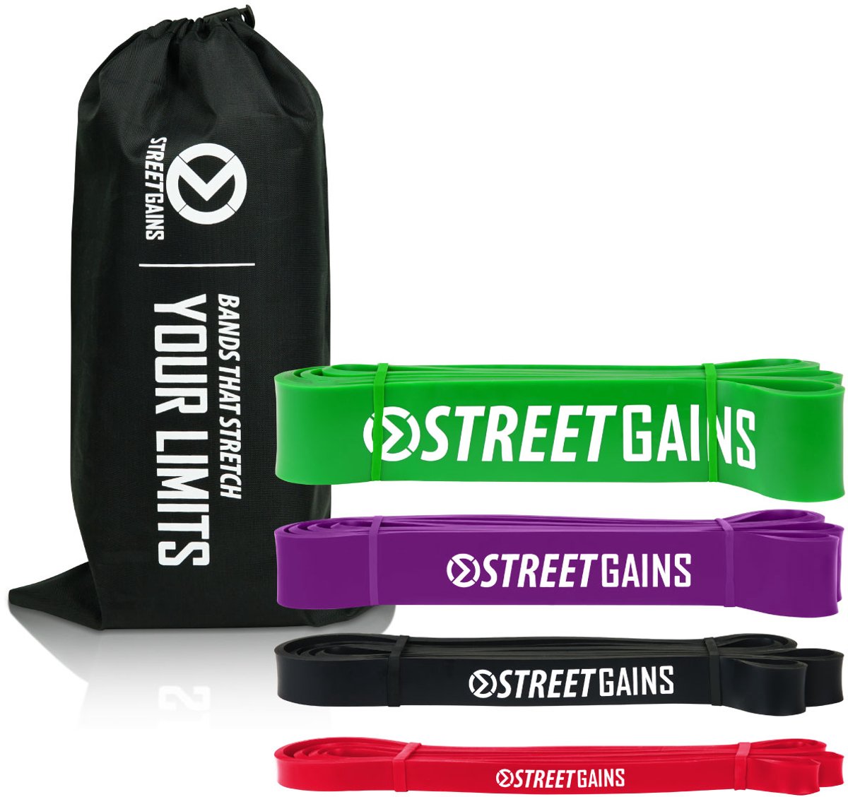 Muscle Up Pack - Resistance Bands - Power Band - Weerstandsband - Fitness Elastiek | StreetGains®
