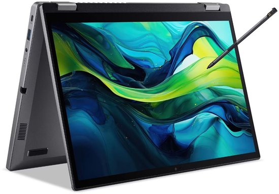 Aspire Spin 14 ASP14-52MTN-58D9 - 2-in-1 Convertible - 14 inch - Touchscreen - Core Ultra 5 (i5) - 16GB - 512GB SSD - Zilver - inclusief Stylus Pen - Acer - Hoofdafbeelding