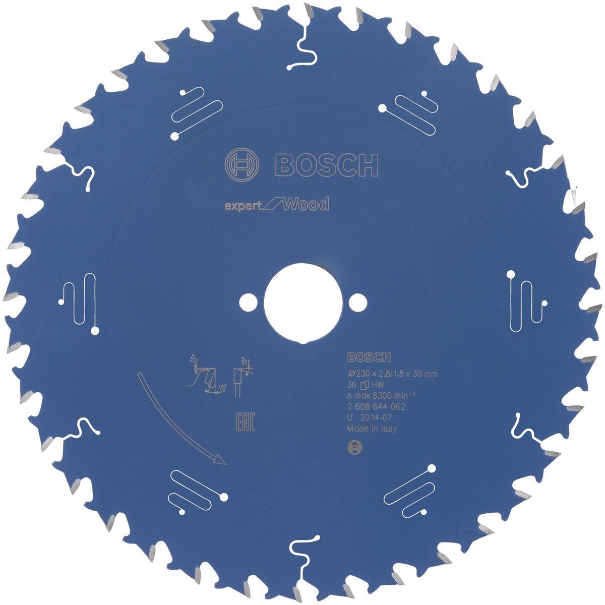 Cirkelzaagblad expert for ConstructWood 200x30x2/1.3x30 T